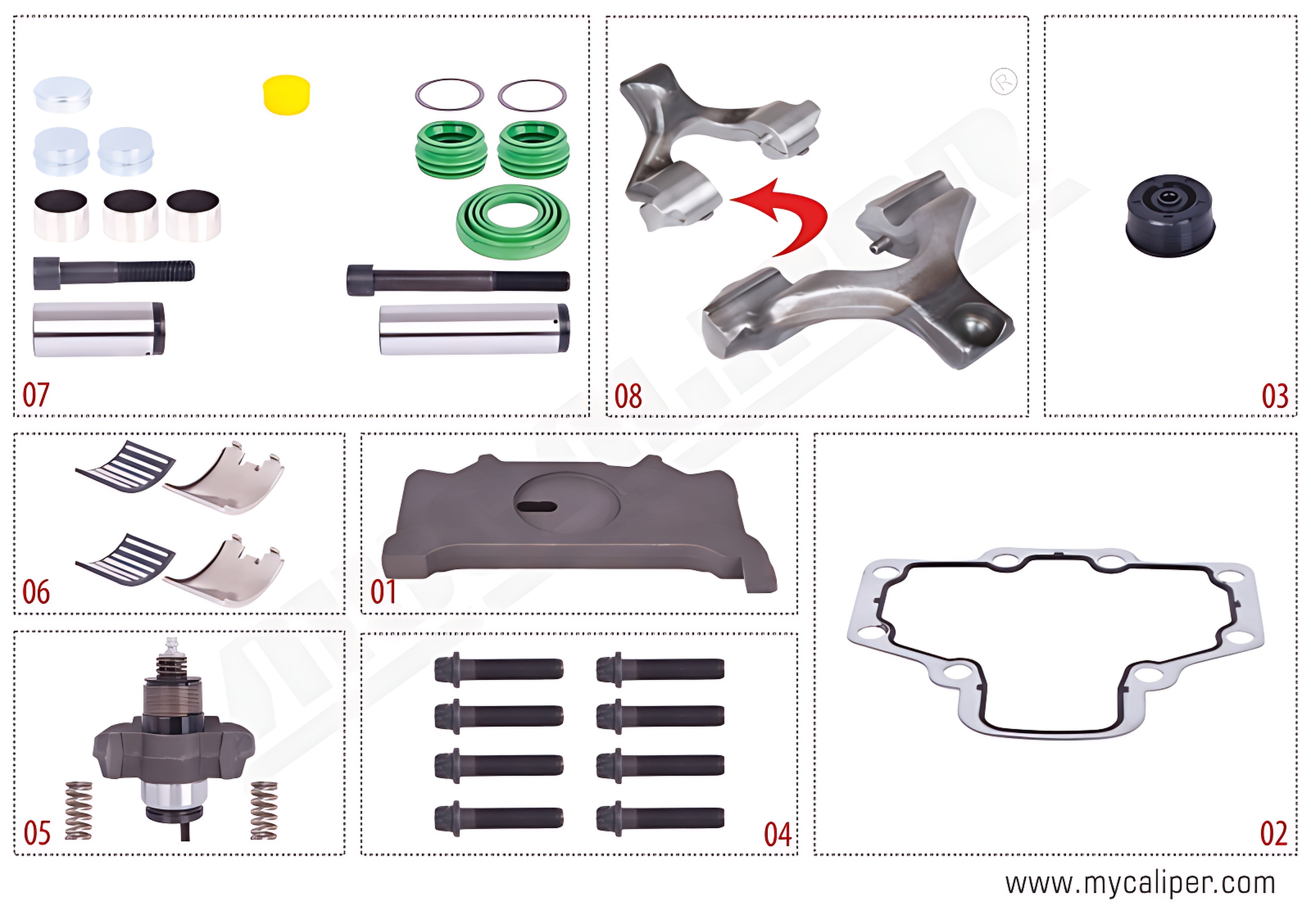 SAF AXLE SET (RIGHT)- PAN 19-1 / 22-1
