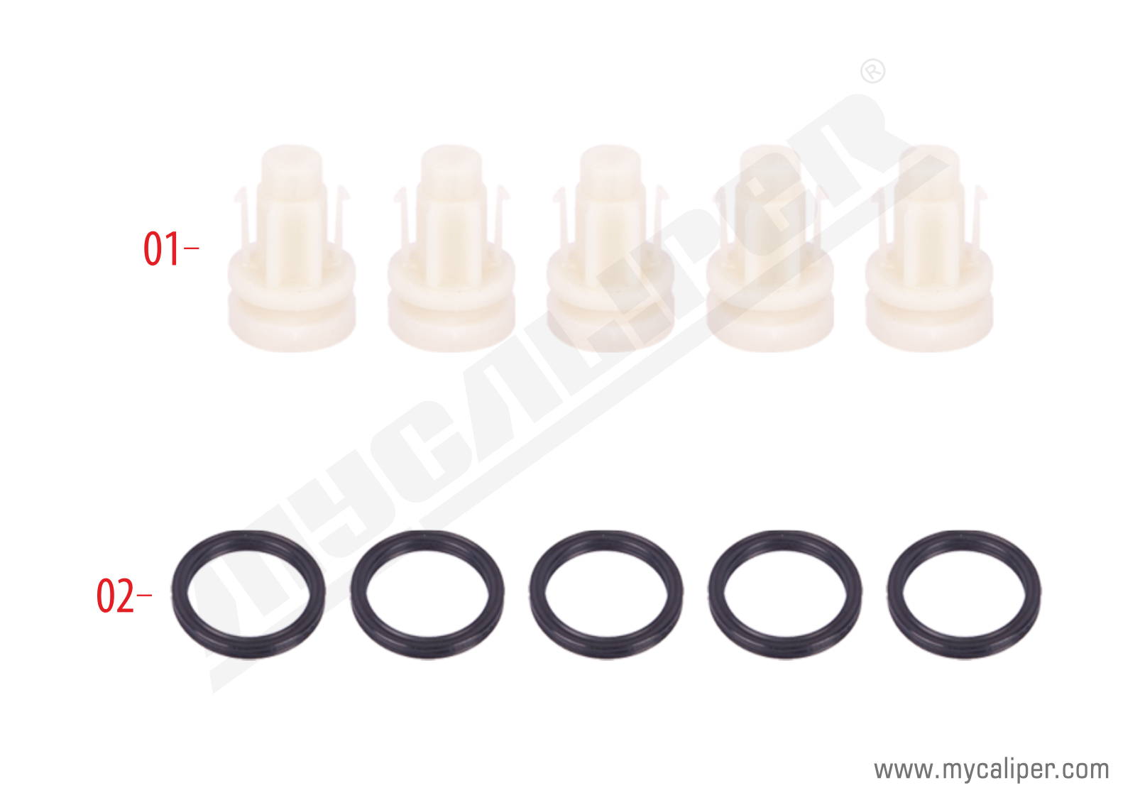 Caliper Adjuster Gear Plastic Kit