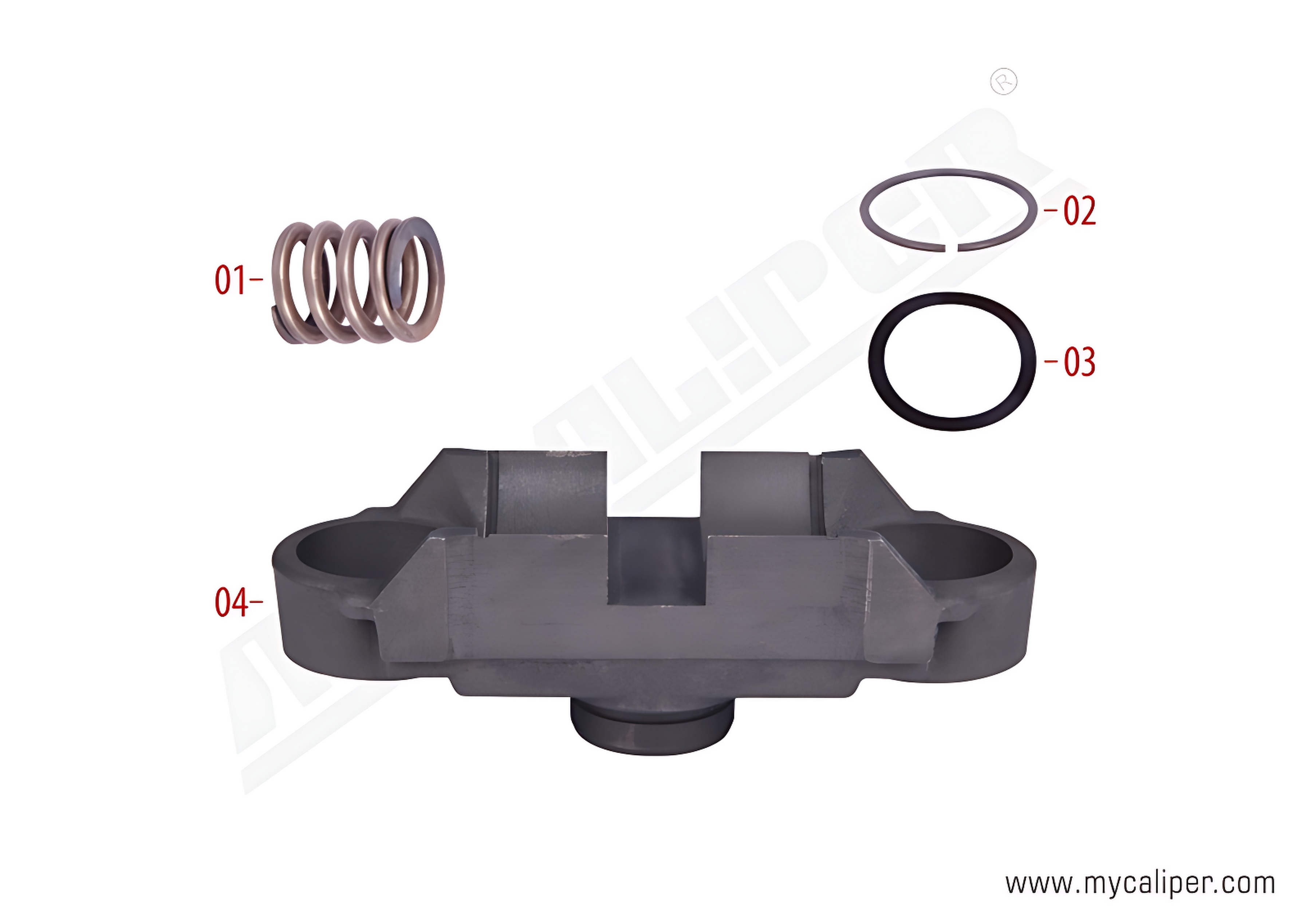 Caliper Bridge Assembly Repair Kit