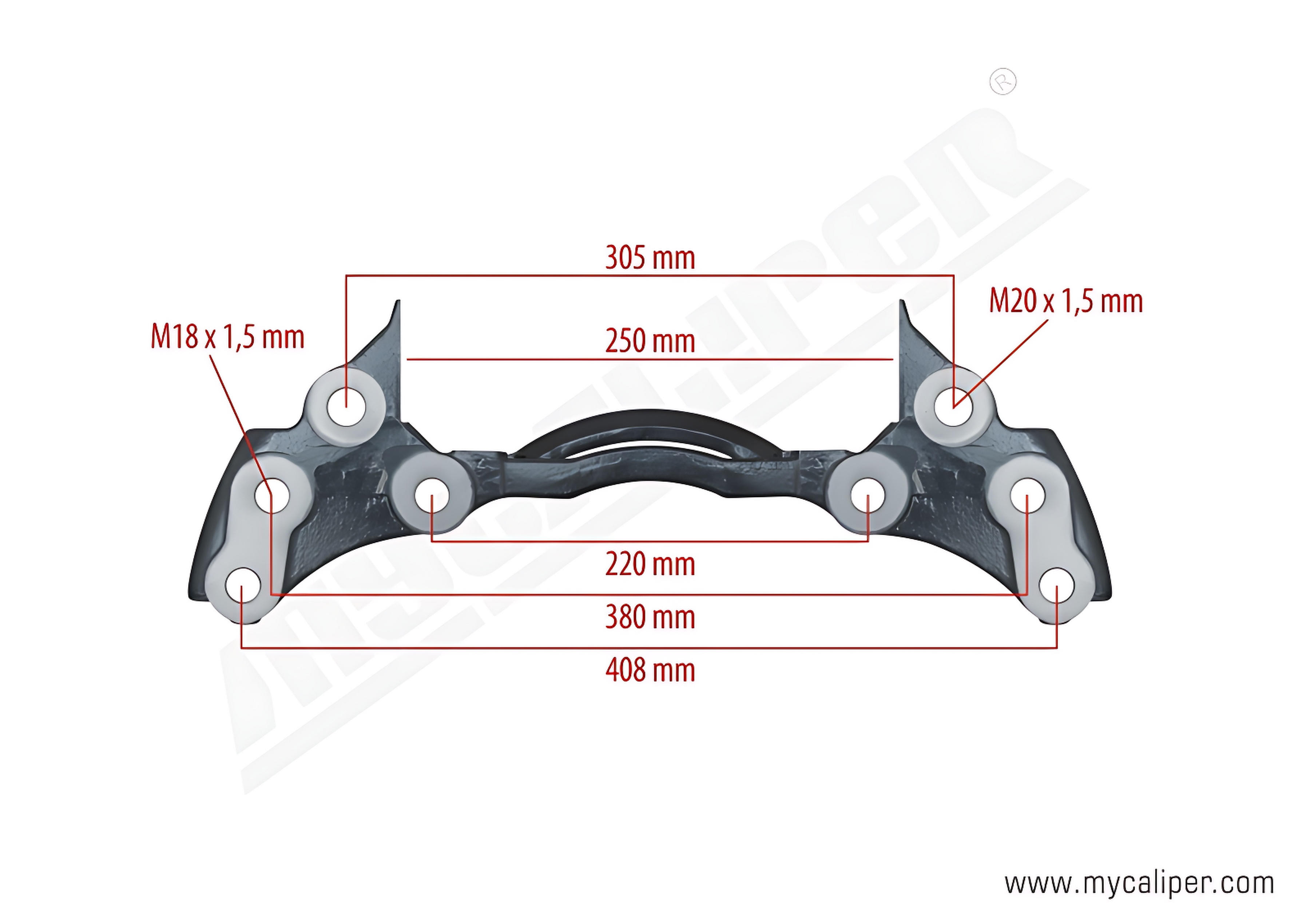 Caliper Carrier For 463-464 MAN 