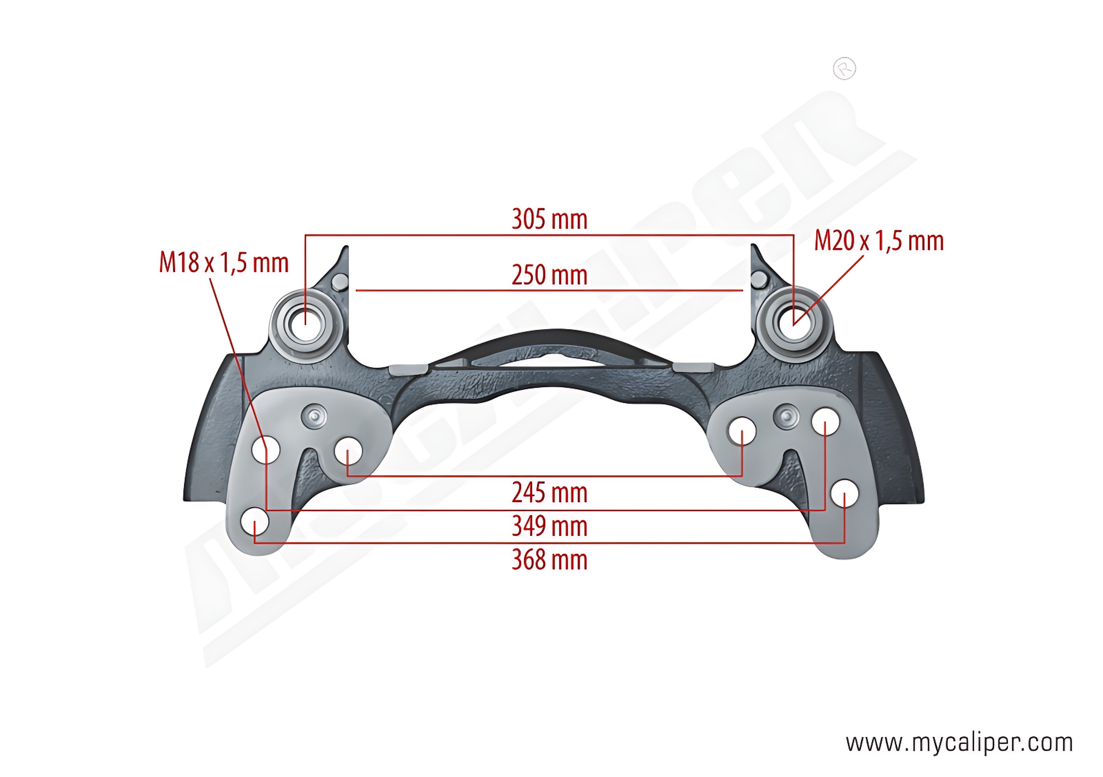 Caliper Carrier For RENAULT 380-400 Trucks