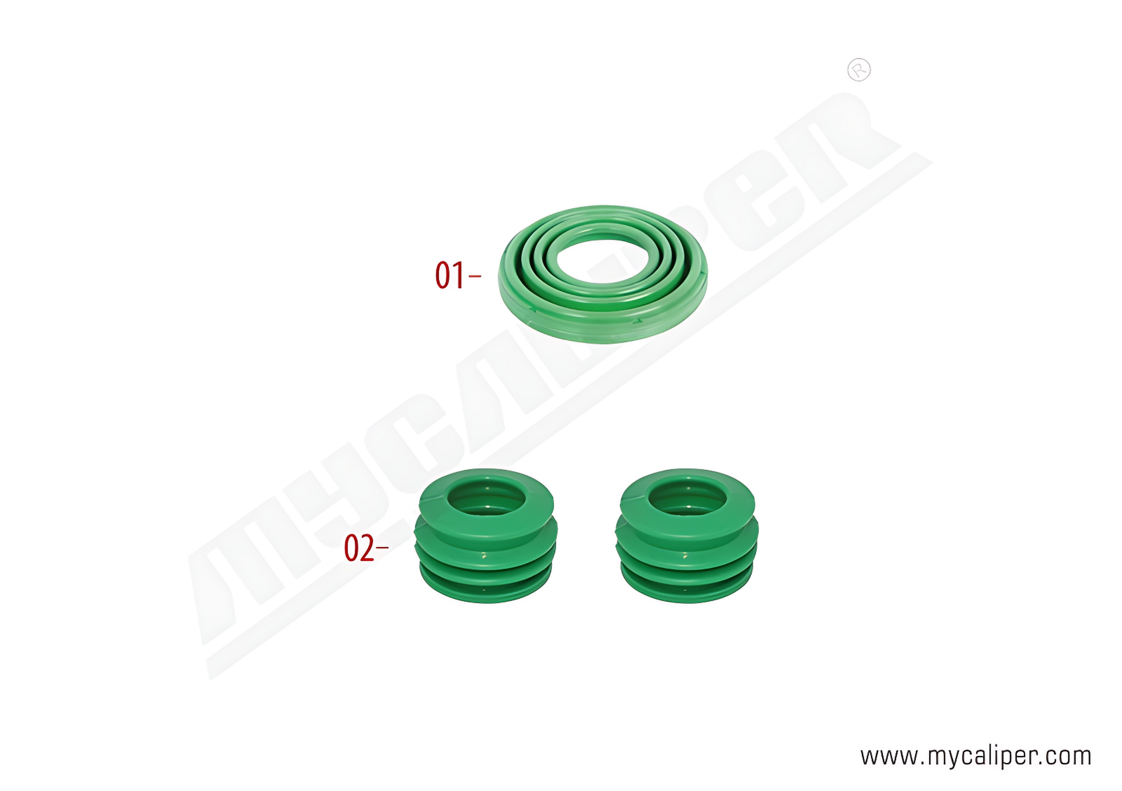 Caliper Dust Cover Set