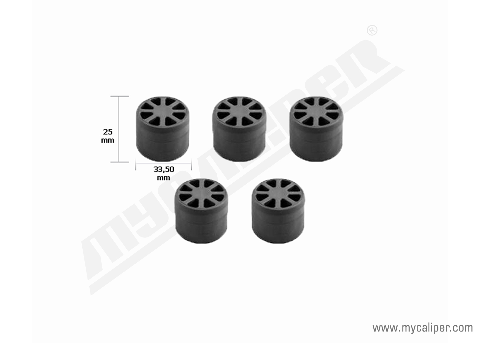 Caliper Mechanism Protection Cap Set