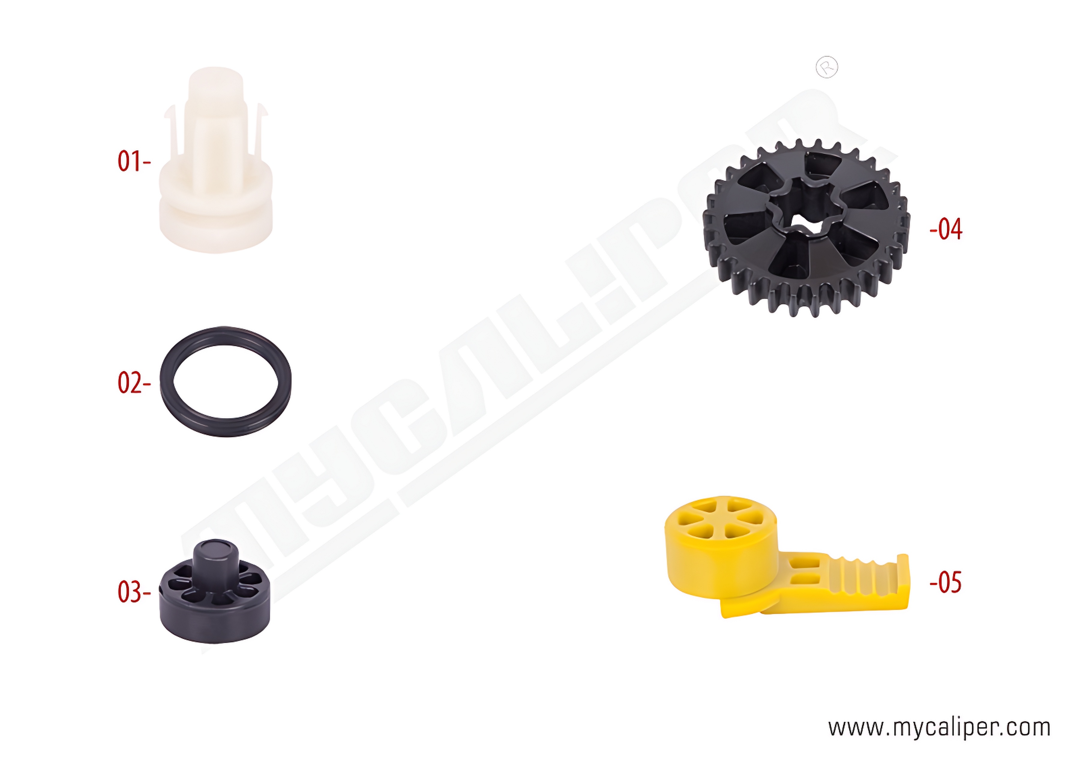 Caliper Plastic Cap Kit 
