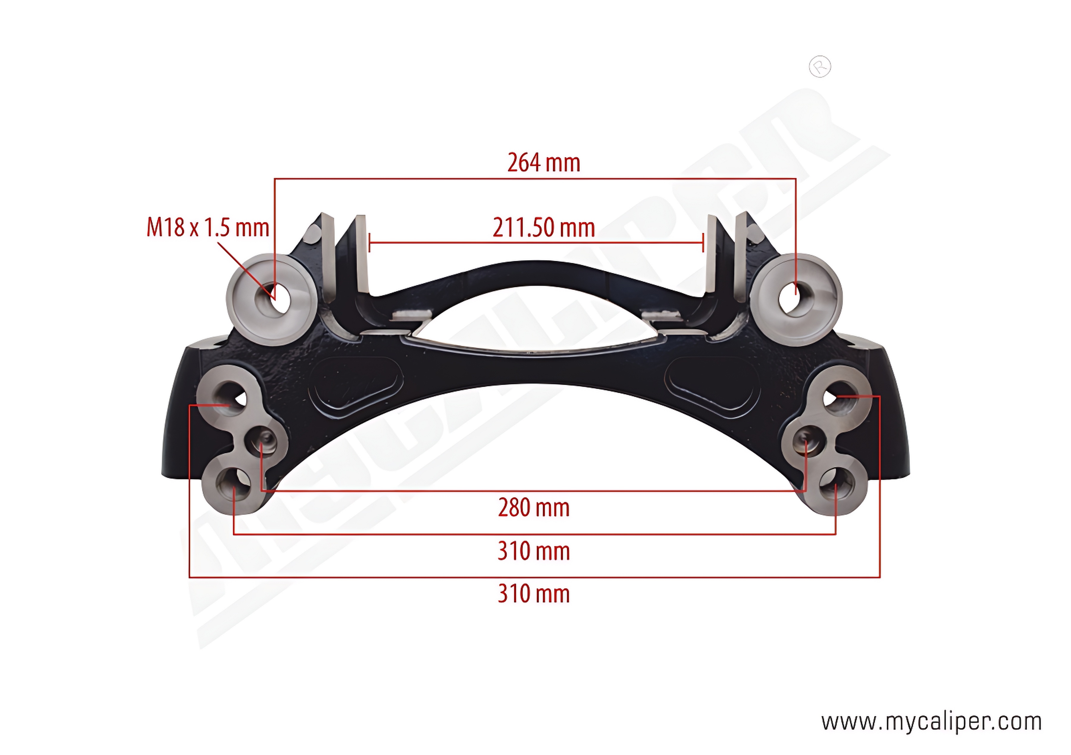 Meritor Caliper Carrier For Ror Axle 