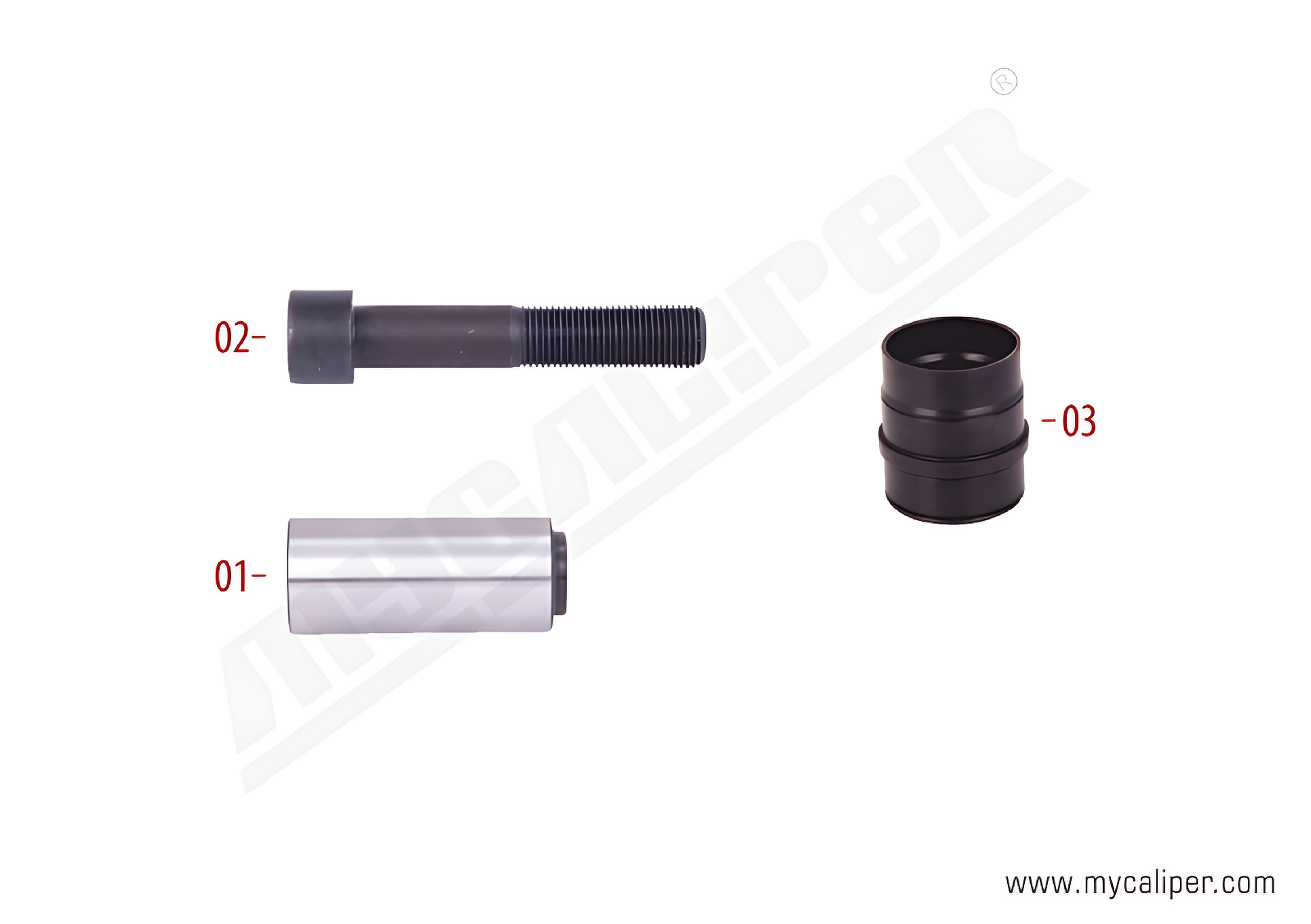 Caliper Rubber Bush & Guide Repair Kit