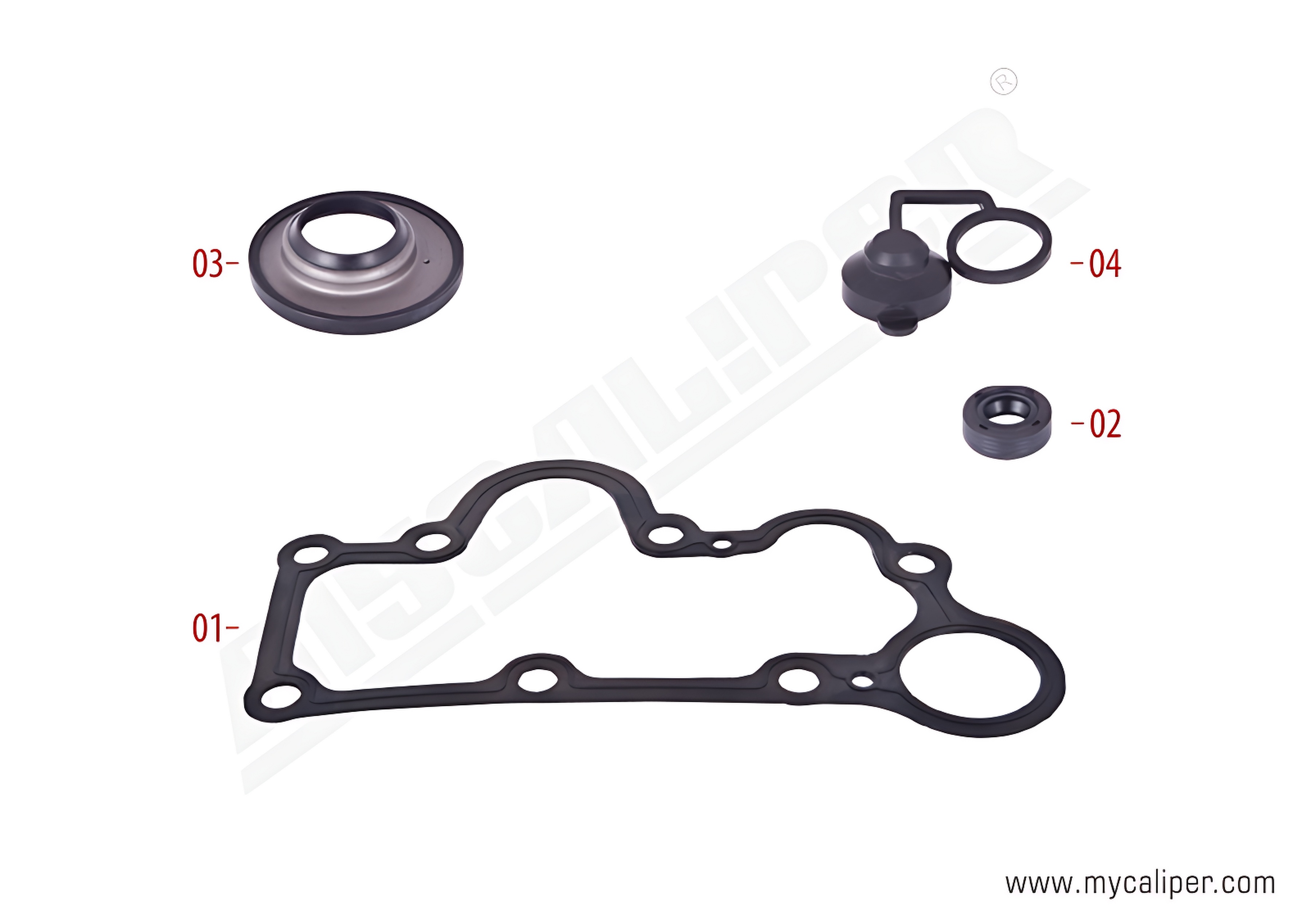 Caliper Cover Seal Repair Kit 