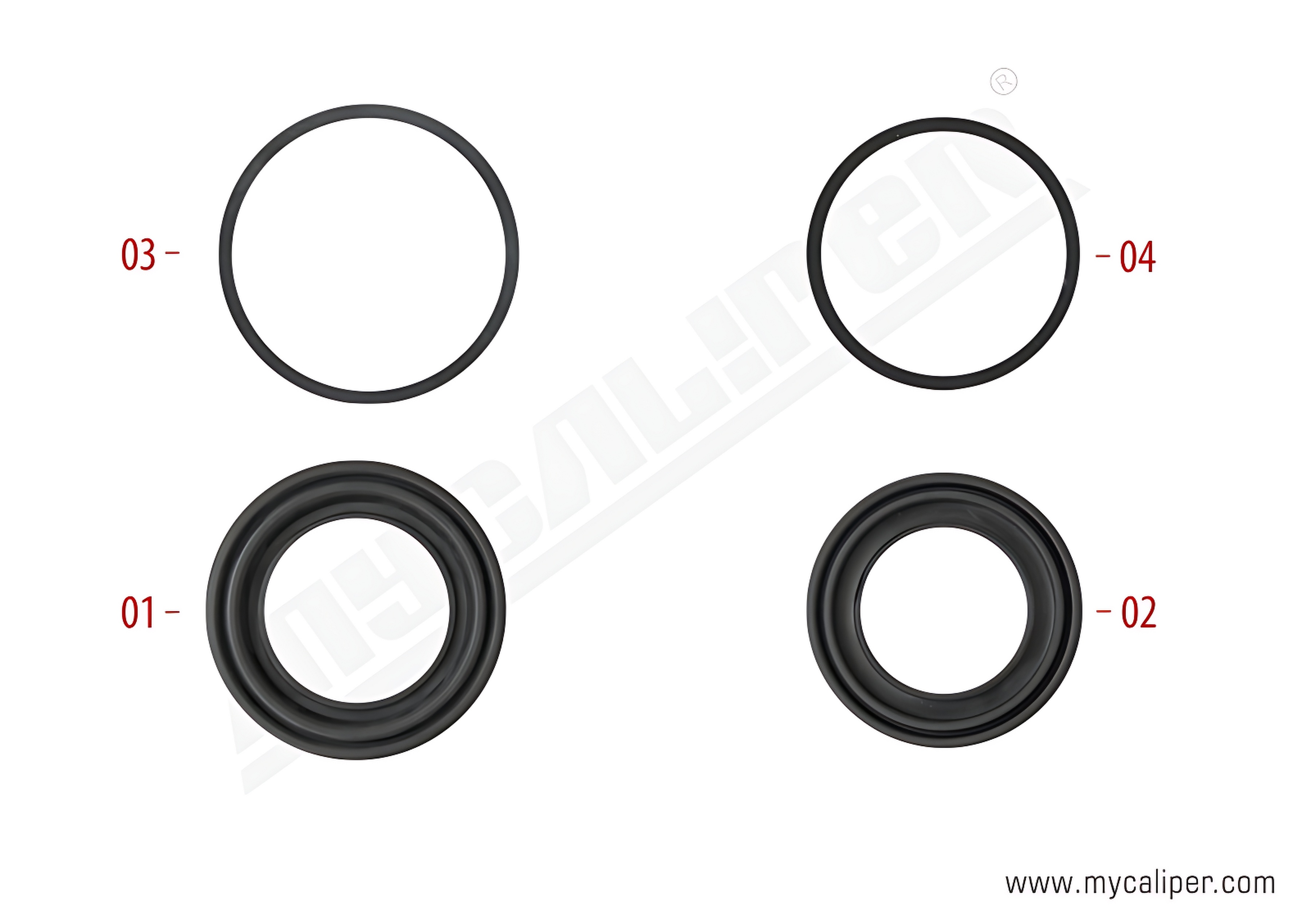 Caliper Operating Seals Kit 
