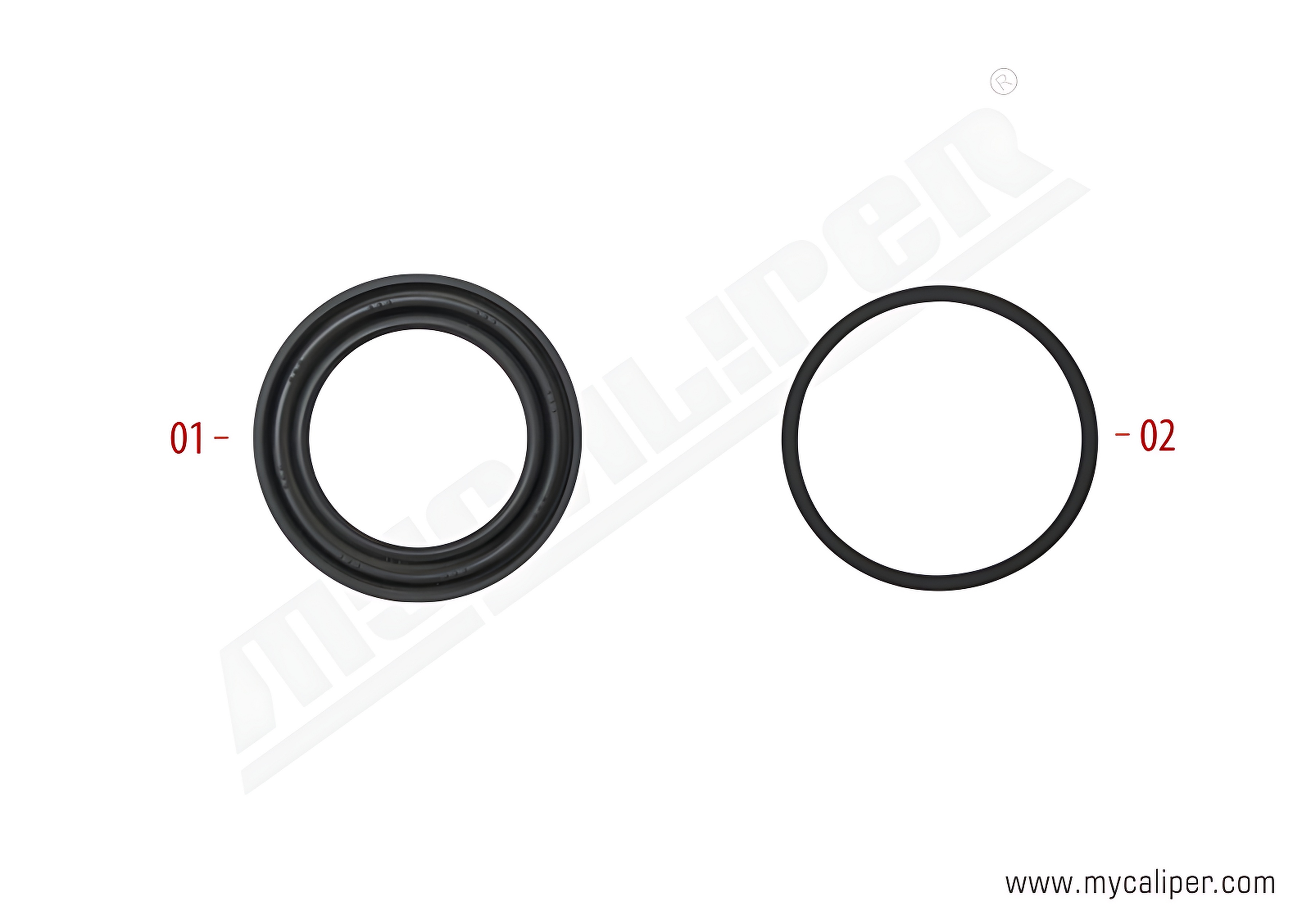 Caliper Operating Seals Kit (51 mm Piston) 