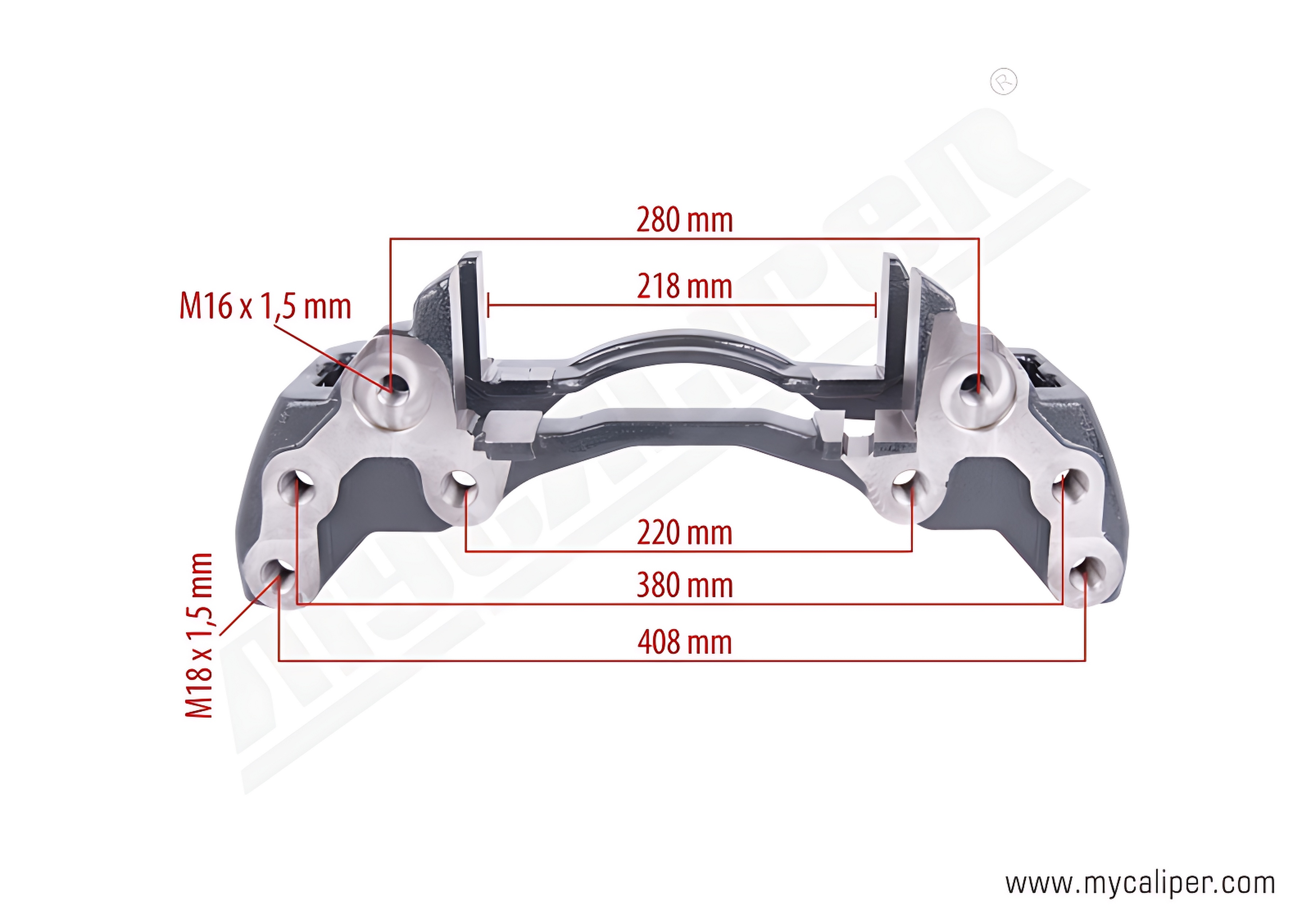 Wabco Maxx 22 Caliper Carrier Right 